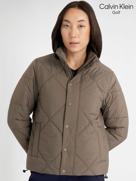 Brown - Calvin Klein Golf Icyln Puffer Jacket