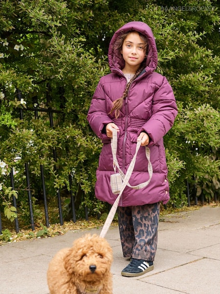 Burgundy - Angel & Rocket Tara Longline Coat