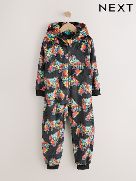 Rainbow Bright Gamer - Fleece All-in-one (3-16yrs)