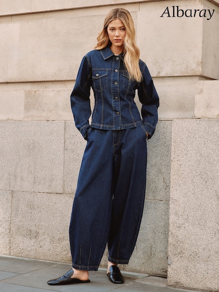 Blue - Albaray Balloon Jeans