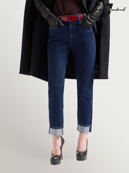 Blue - 7 For All Mankind Relaxed Skinny Jeans
