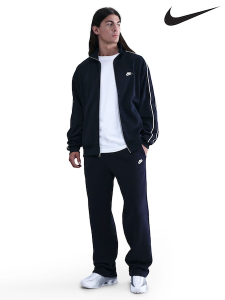 Obsidian Navy - Regular Nike Club Fleece Bungee Joggers