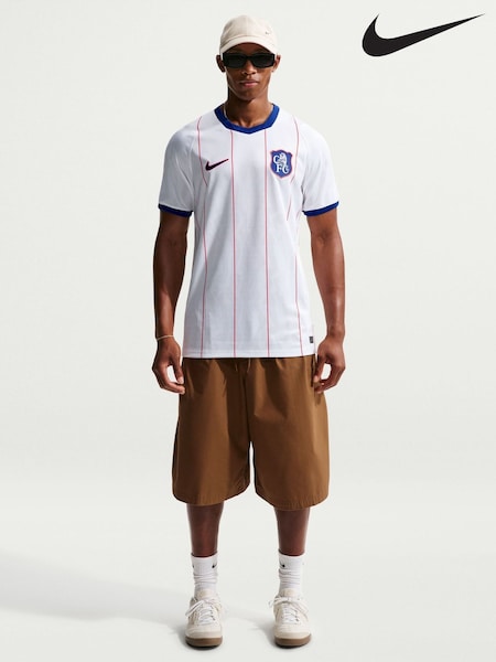 White - Regular Nike Chelsea Fc 2026/27 Stadium Third Football Shirt