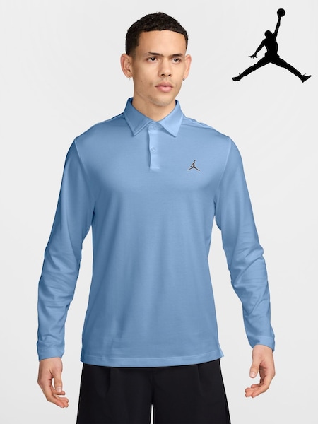 أزرق - Regular Jordan Jordan Sport Dri-fit Golf Polo Shirt