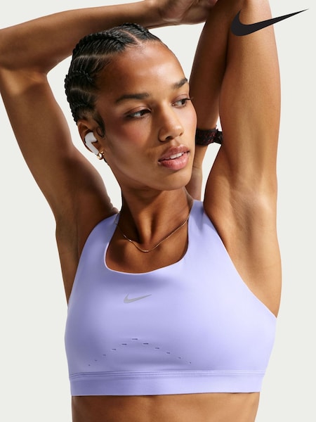 Purple Pulse - Nike Swift High-support Lined Sports Bra