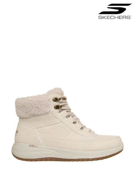 Natural - Skechers On The Go Stellar Waterproof Trainers