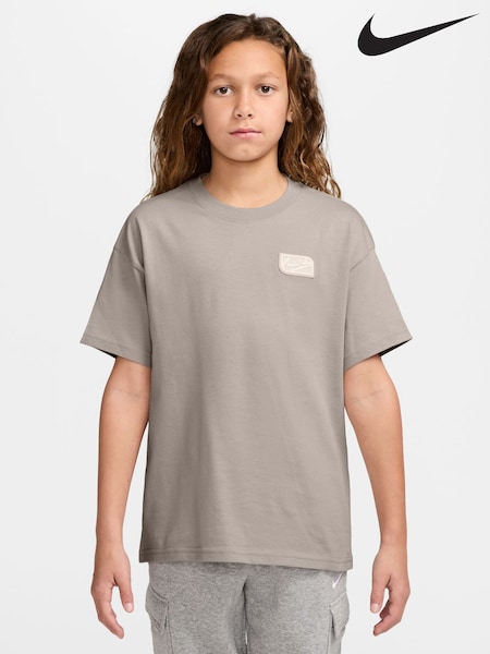 Šviesiai ruda - Nike Logo Graphic T-shirt