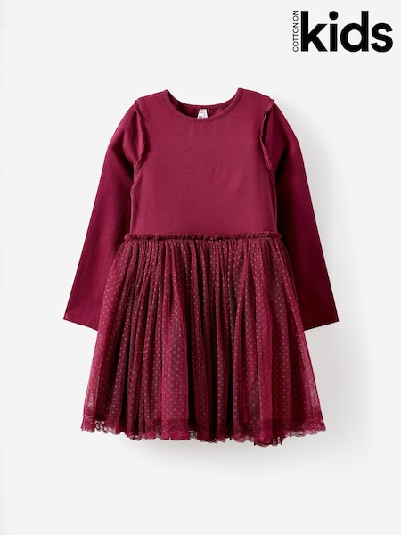 Red - Cotton On Eloise Long Sleeve Dress Up Dress