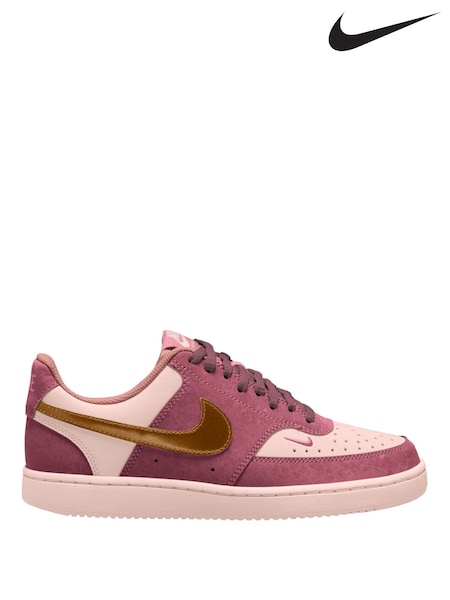 Pearl Rust Pink - Nike Court Vision Low Lx Trainers