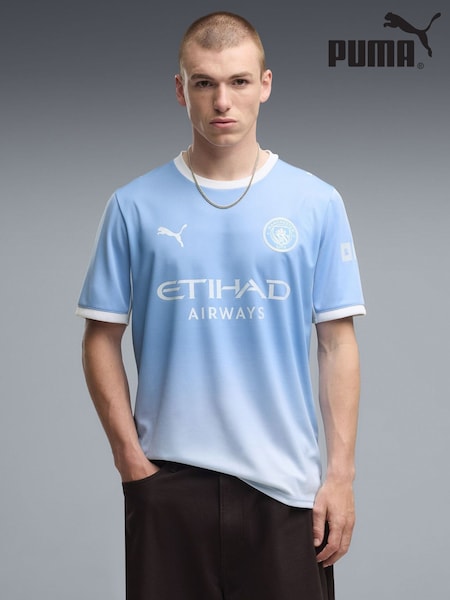 Hellblau - Regular Puma Mcfc Home Replica Jersey