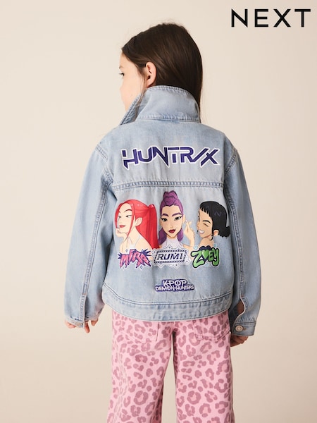 Albastru deschis - K-pop Demon Hunters Denim Jacket (6-16yrs)