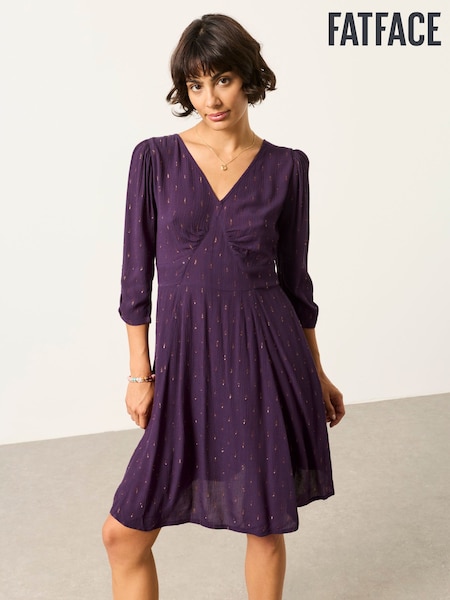 Violet - Fatface Spot Dress