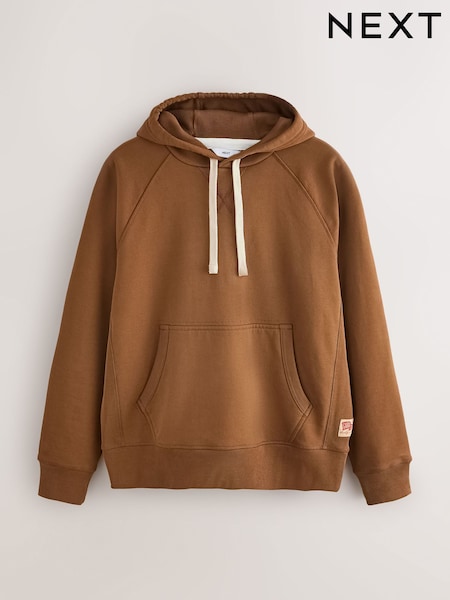 Įdegis rudas - Regular Soft Loopback Overhead Hoodie
