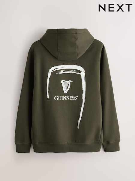 Khaki Green - Regular Guinness Graphic Hoodie