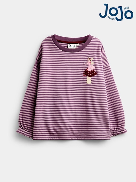 Prune violette fée - Jojo Maman Bébé Striped Top