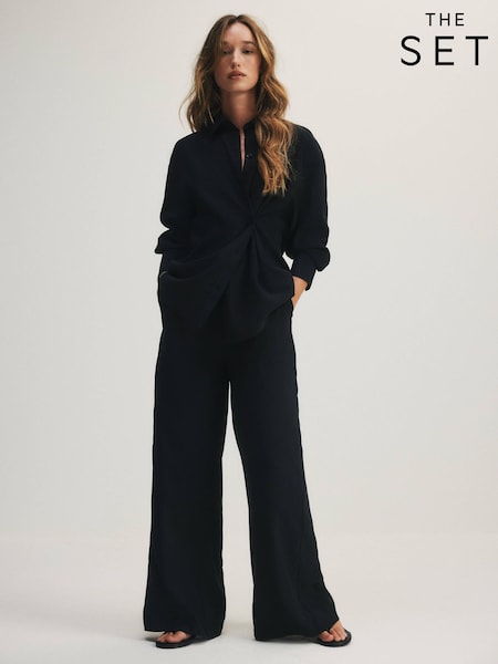Negro - The Set Shirt And Trousers Co-ord Set