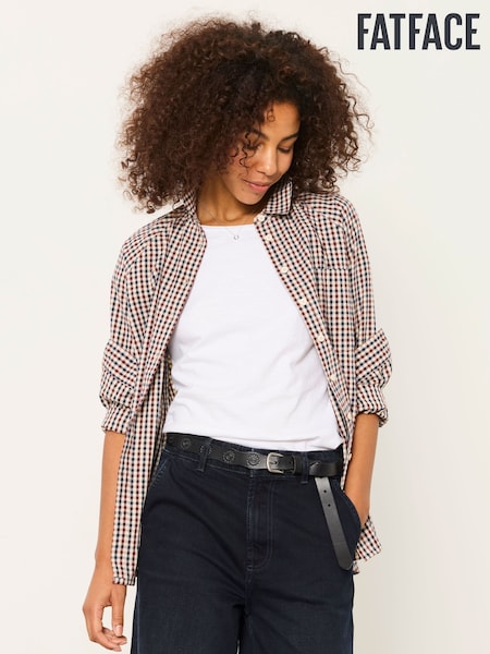 Cream - Fatface Check Shirt