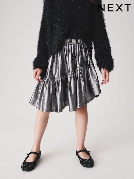 Silver - Asymmetric Skirt (3-16yrs)