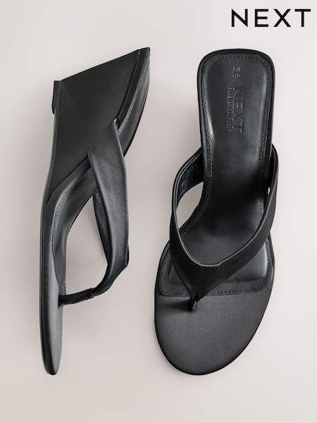 Black - Forever Comfort® Low Wedge Mules