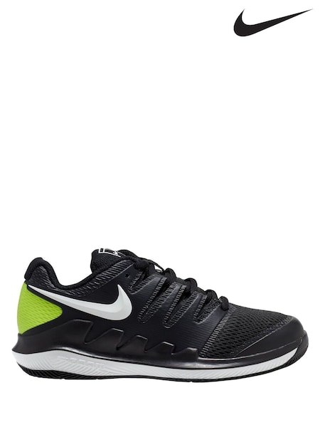 Black Volt - Nike Nikecourt Junior Vapor X Little/tennis Trainers