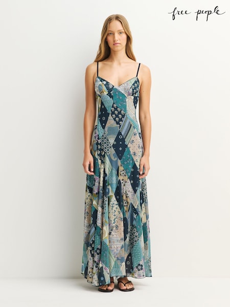 Azul - Free People Tis The Season Maxi Dress