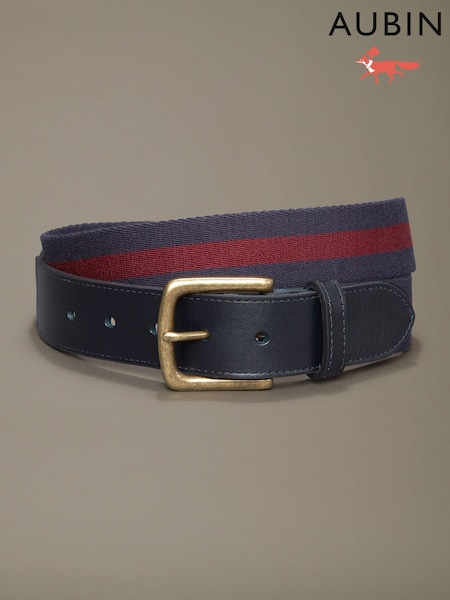 Blue - Regular Aubin Hepton Webbing Belt
