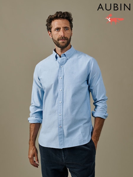 Blue - Regular Aubin Alder Oxford Shirt