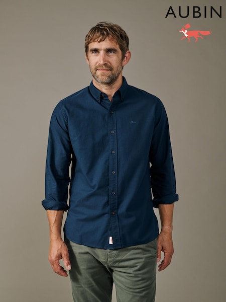 Blue - Regular Aubin Blue Alder Oxford Shirt