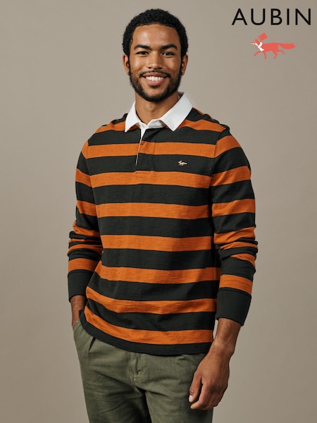 Black - Regular Aubin Black Irnham Rugby Shirt