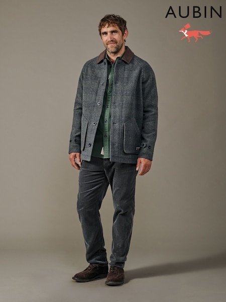 Brown - Regular Aubin Lockwood Wool Barn Jacket