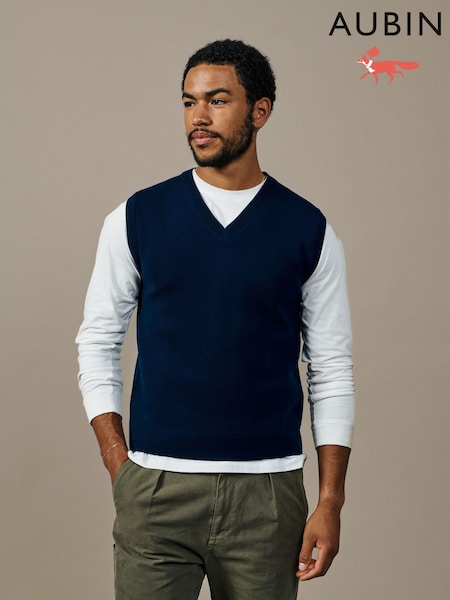 Bleu - Regular Aubin Gadwell Formal Tank Top