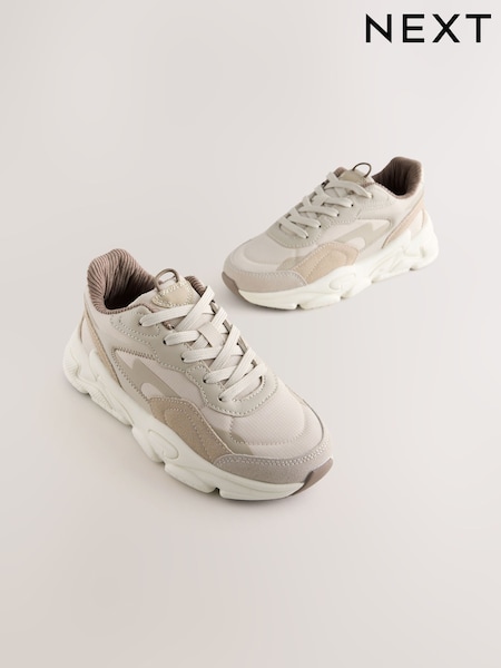 Neutral - Lace-up Trainers