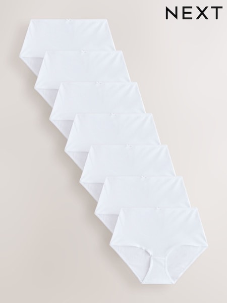 White - 100% Cotton Knickers