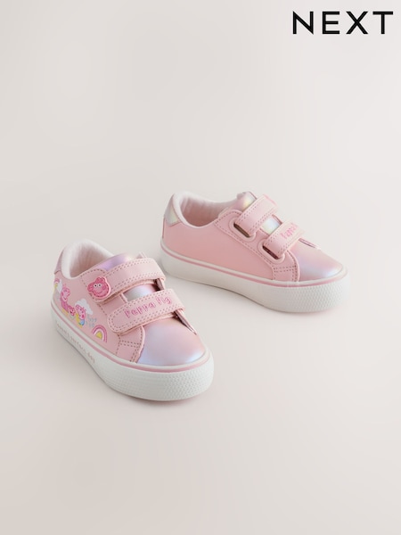 وردي - Peppa Pig Chunky Trainers With Touch Fastening