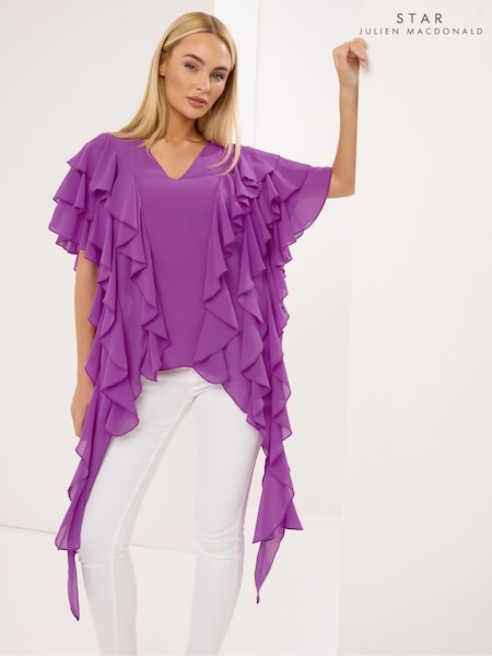 Púrpura - Star By Julien Macdonald Jelly Fish Blouse