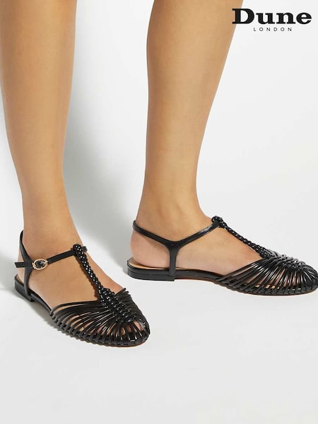Black - Dune London Harmoni Ballet Sandals