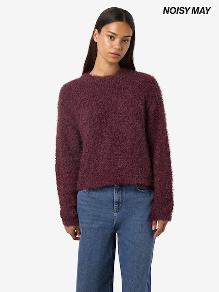 NOISY MAY Purple Knitted Jumper (G47765) | AED204
