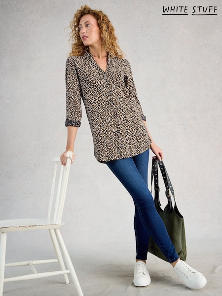 White Stuff Blue Annie Longline Shirt (G47883) | €62