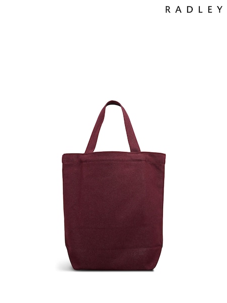 Radley Red Red Embroidery Small Open Grab Top (G47933) | 130 QAR