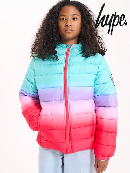 Hype. Pink Candy Fade Puffer Jacket (G48079) | €83