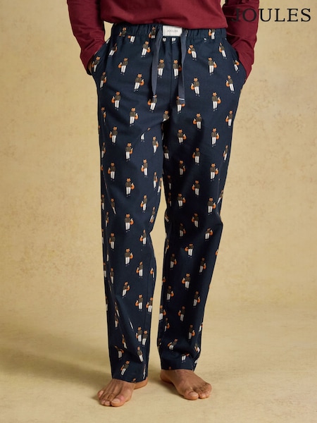 Navy - Regular Joules Relaxed Fit Pyjama Bottoms