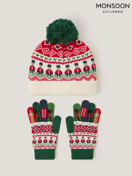 Monsoon London Novelty Bobble Hat & Gloves Set (G48262) | ‏185 د.إ.‏ - ‏ 192‏ د.إ.