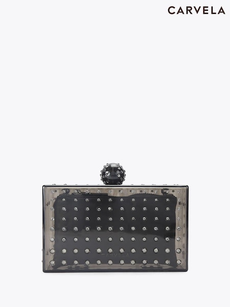 Carvela Black Cristallo Clutch Bag (G48472) | €164
