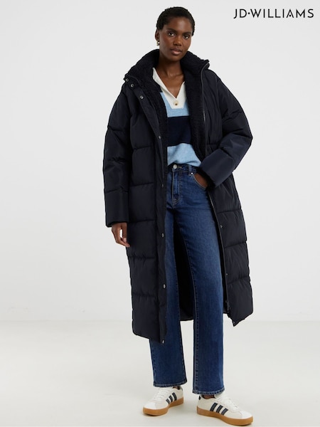 JD Williams Blue Padded Maxi Coat (G48679) | €131