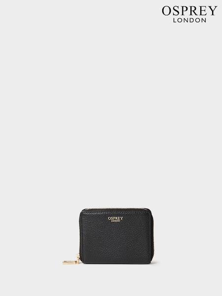 Osprey London The Core Small Leather Zip Around Brown Purse (G48829) | €62