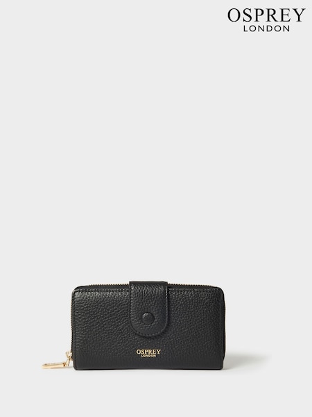 Osprey London The Core Medium Leather Popper Matinee Purse (G48830) | R$ 585