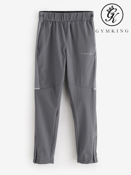 Gym King Grey Endurance Woven Pants (G48877) | AED233