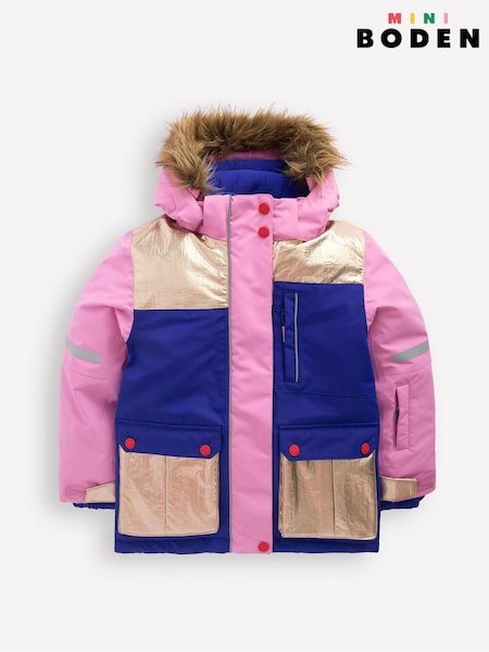 Boden Light Pink All-Weather Waterproof Coat (G48909) | AED460 - AED495