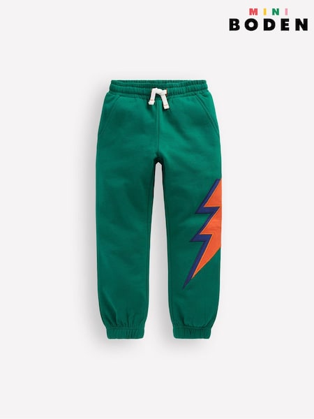 Boden Green Appliqué Joggers (G48950) | AED157 - AED186