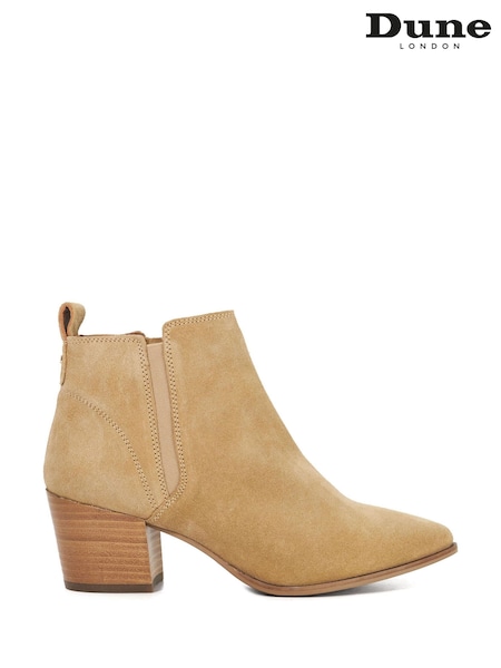 Dune London Natural Parlure Ankle Boots (G49262) | €171